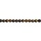 Earth's Jewels Semi-Precious Tiger Eye Natural Round Beads, 6mm
